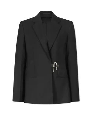 Back Slit U-Lock Blazer