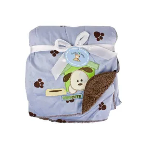 Fleece Blanket - Blue Dog